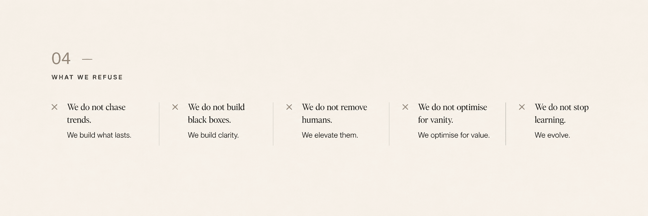 Manifesto — section 5
